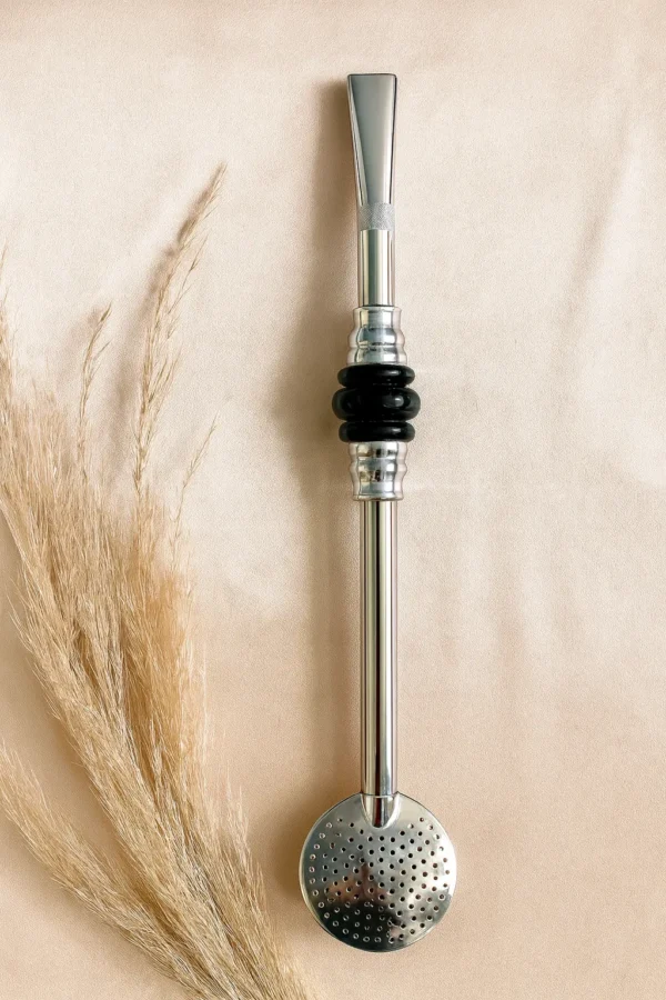 BOMBA INOX COM PÉROLA DE PRATA - Imagem 5