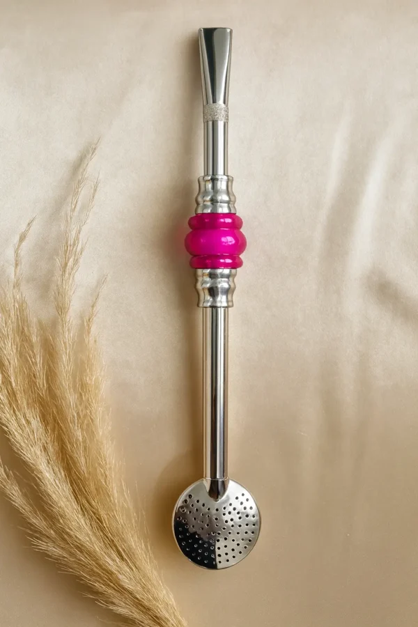BOMBA INOX COM PÉROLA DE PRATA - Imagem 2