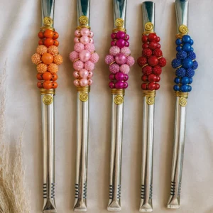 BOMBA DE TERERÉ INOX FLOR DE PÉROLA