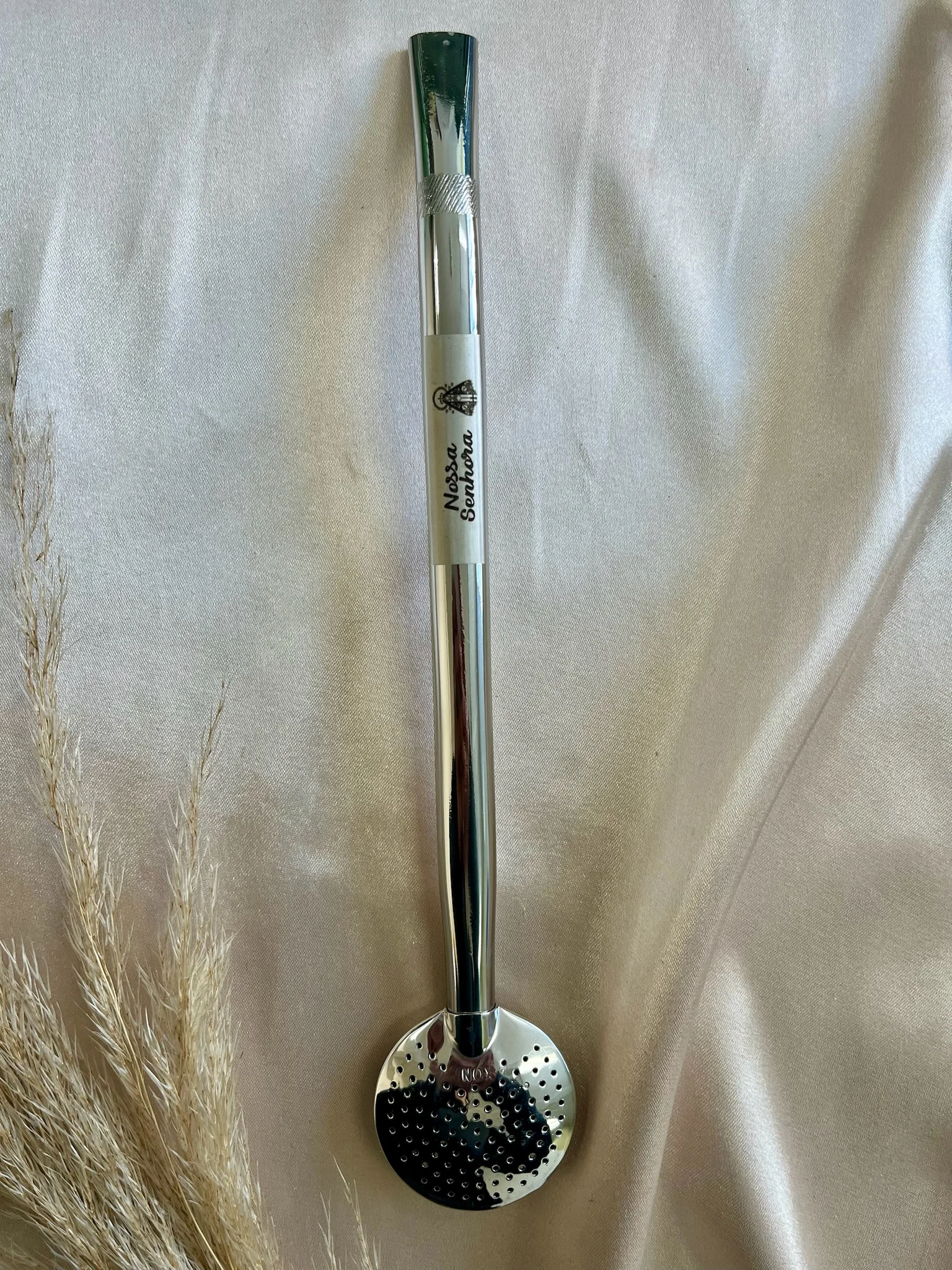 3245 BOMBAS INOX COM ESCRITA 24CM - Imagem 2