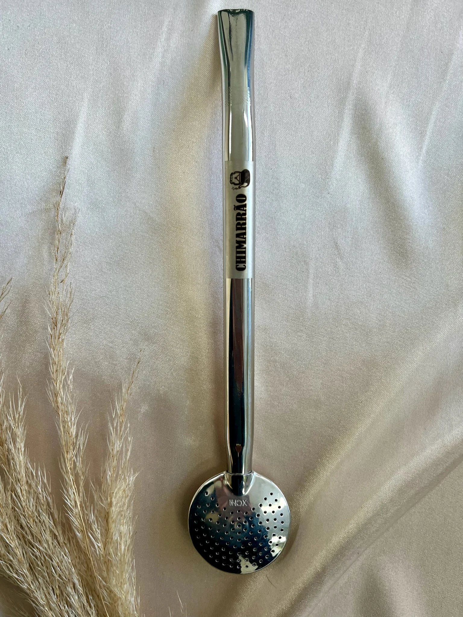 3245 BOMBAS INOX COM ESCRITA 24CM