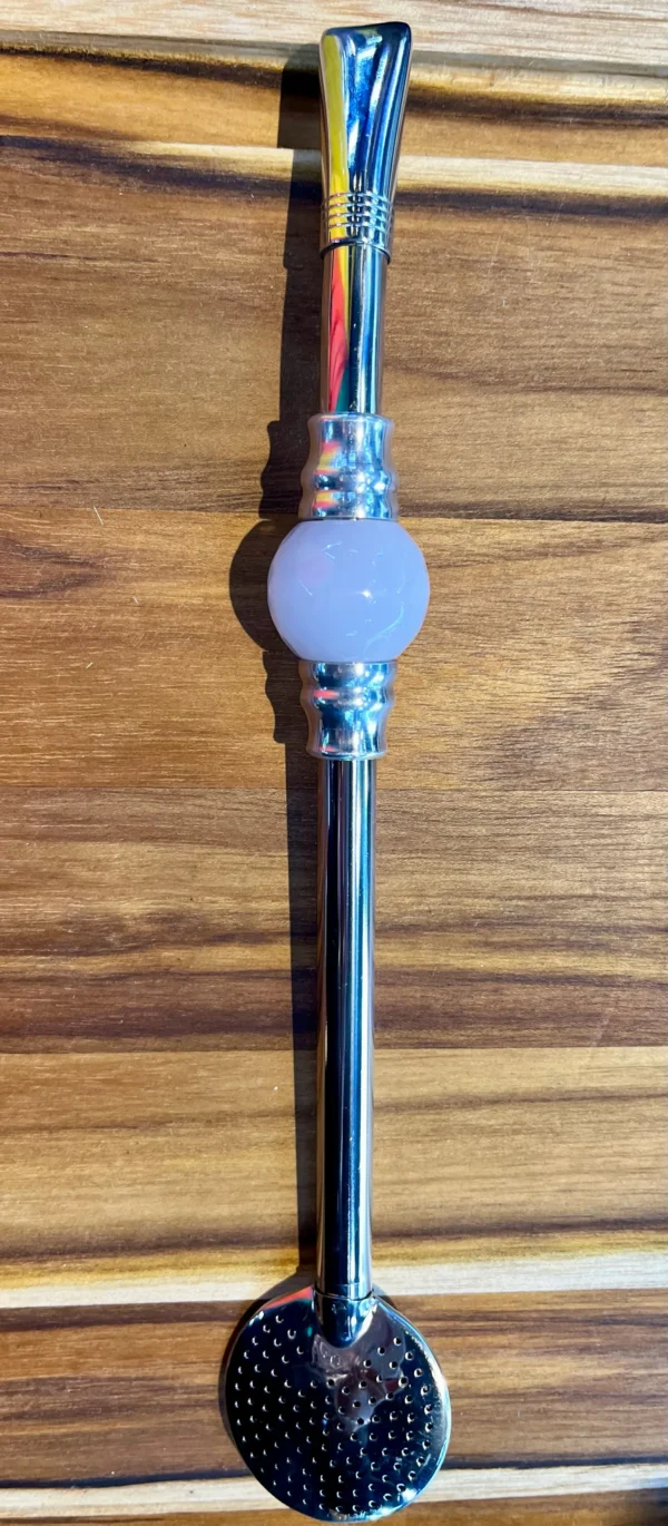 CÓD 012 BOMBA INOX PEDRA ACRILICA,COM BIQUEIRA E ROSCA 24CM - Imagem 2