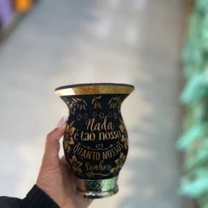 CÓD 110  CUIA PE METAL BOCAL QUEIMADO GRAVAÇÃO 360°