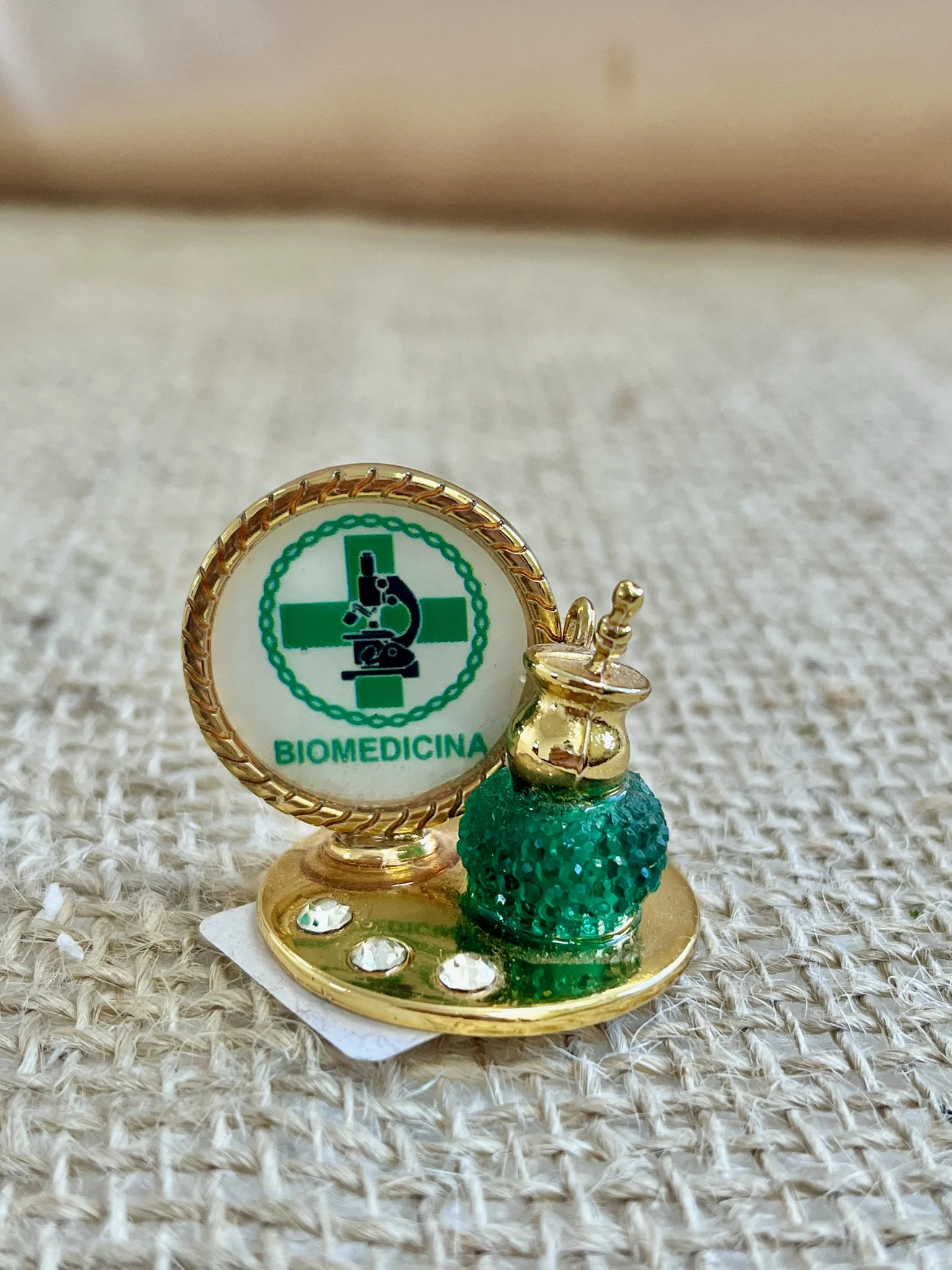 CÓD 174 ENFEITE DE CHIMARRÃO - METAL BANHADO A OURO - Imagem 25