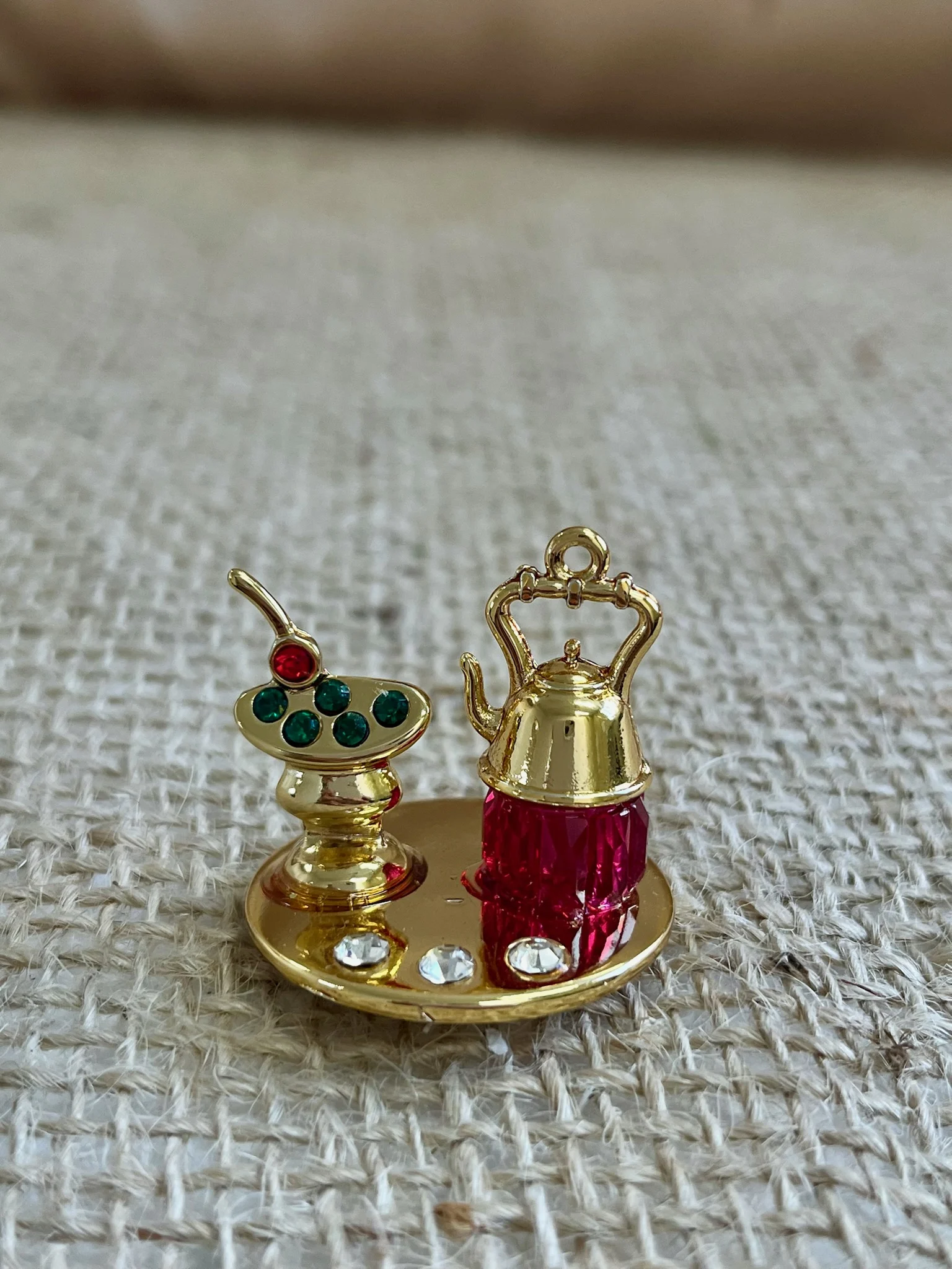 CÓD 174 ENFEITE DE CHIMARRÃO - METAL BANHADO A OURO - Imagem 13
