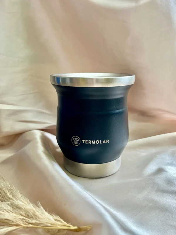 CÓD 3195  CUIA TERMICA INOX TUPI 250ML PRETO