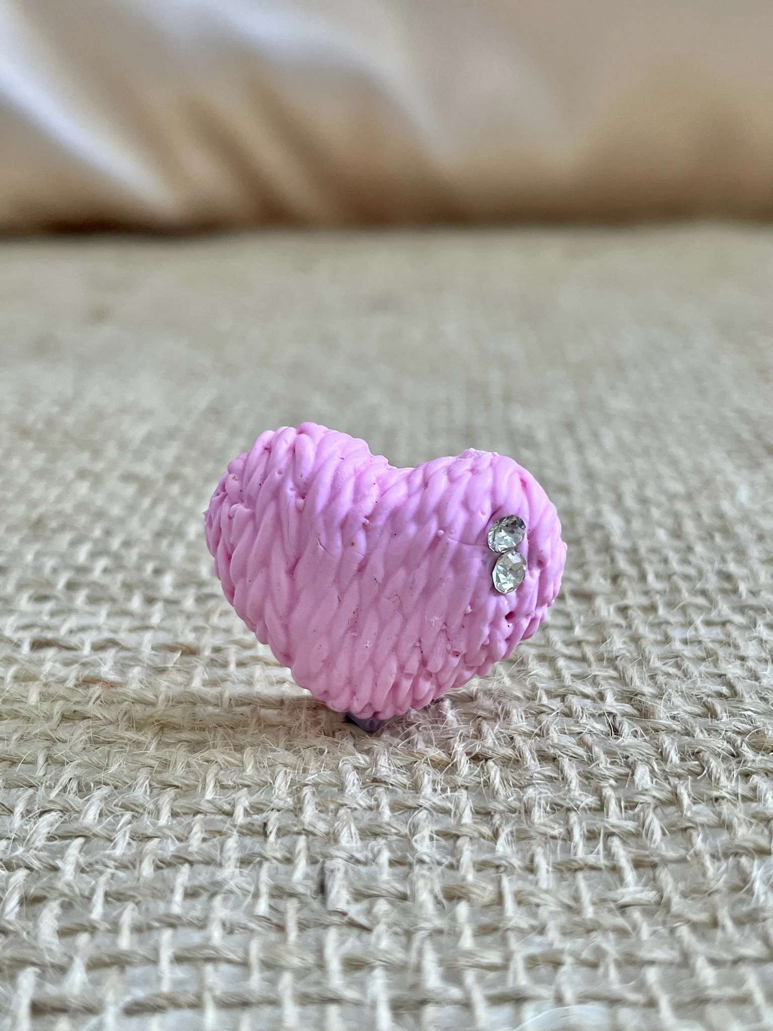 CÓD 3381  ENFEITE DE CHIMARRÃO - CORAÇÃO COM STRASS - Imagem 2