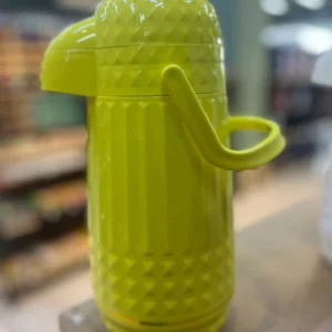 CÓD 3420 GARRAFA TÉRMICA VALENTINA 1L AMARELO CLARO