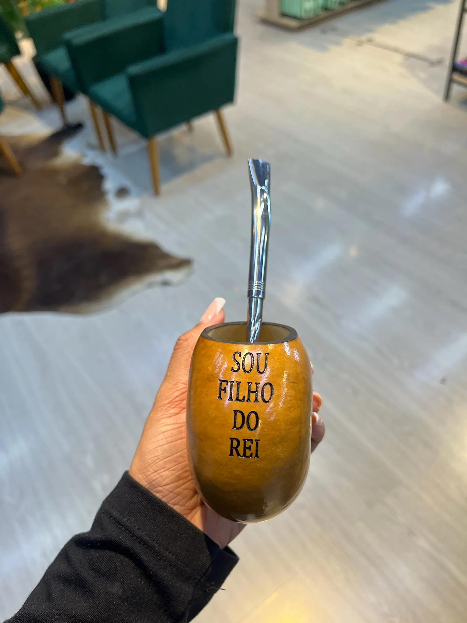 CÓD 3445 CUIA DE PORONGO - GAJETA LISA - Imagem 3