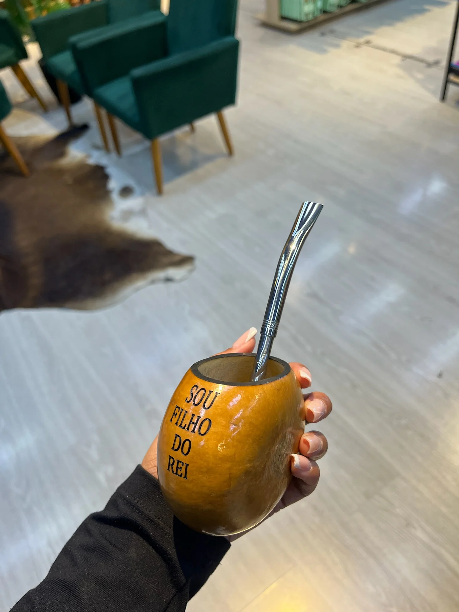 CÓD 3445 CUIA DE PORONGO - GAJETA LISA - Imagem 2