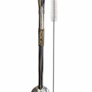 CÓD 68 BOMBA INOX SOBRECANO COM APLIQUE COM BIQUEIRA E ROSCA 24CM