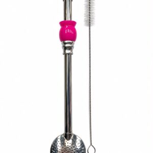 CÓD 12 BOMBA INOX PEDRA ACRÍLICA, C/ BIQUEIRA E C/ ROSCA, 24 CM